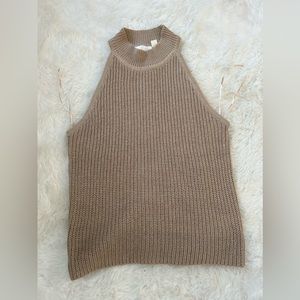 SEVENSISTERS knit halter top.